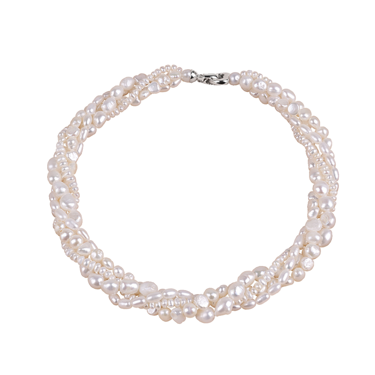 Sky freshwater pearl necklace female alien baroque multi-layer stacking fashion European and American retro XL108
