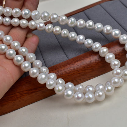 1150 strong natural freshwater pearl 9-10MM Edison pearl work in progress DIY jewelry accessories
