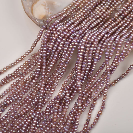 1122 Wholesale Natural Freshwater Pearl Egg Type 2.5-3 mm