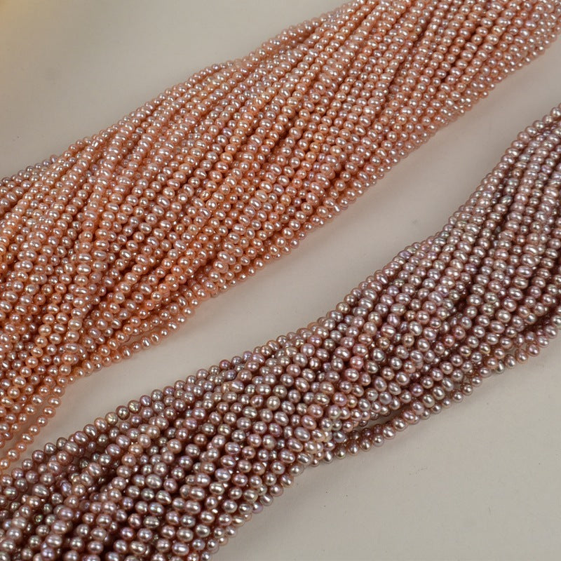 1185 4-5Mm natural freshwater pearl work in progress DIY loose beads