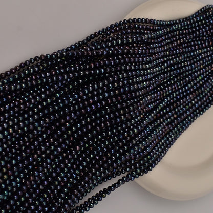 1177 Natural Freshwater Pearl Peacock Black, Pearl String Loose Bead Pearl work in progress DIY