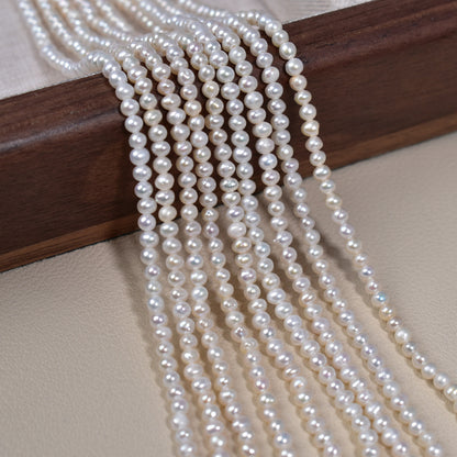 1124 2-3Mm Near Round Pearl Natural Freshwater pearl