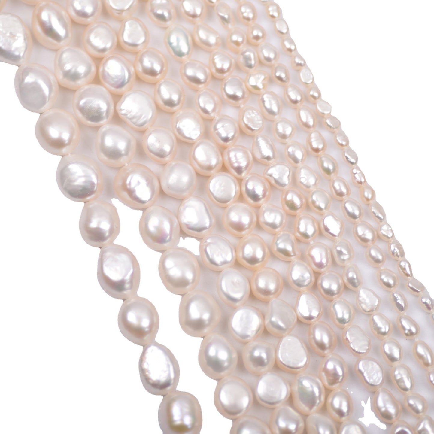 1324 Baroque Zhuji natural freshwater pearl loose beads handmade DIY necklace accessories wholesale