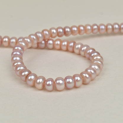 1206 9-10mm   Flat Beads Natural Freshwater Real Pearl Jewelry Accessories