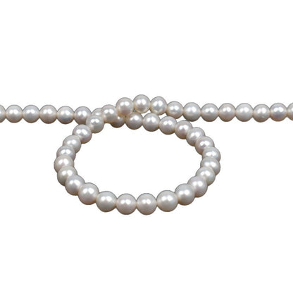 1152 6-7Mm seedless near round pearl natural freshwater pearl DIY handmade jewelry