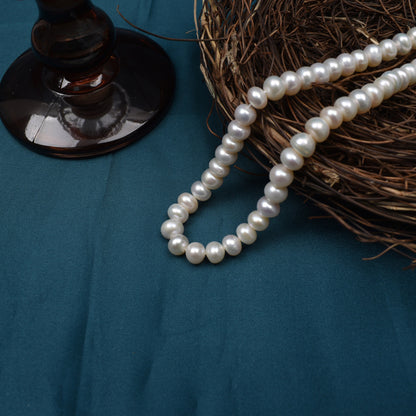 1208 6mm natural freshwater pearl loose beads work in progress handmade DIY accessories raw materials