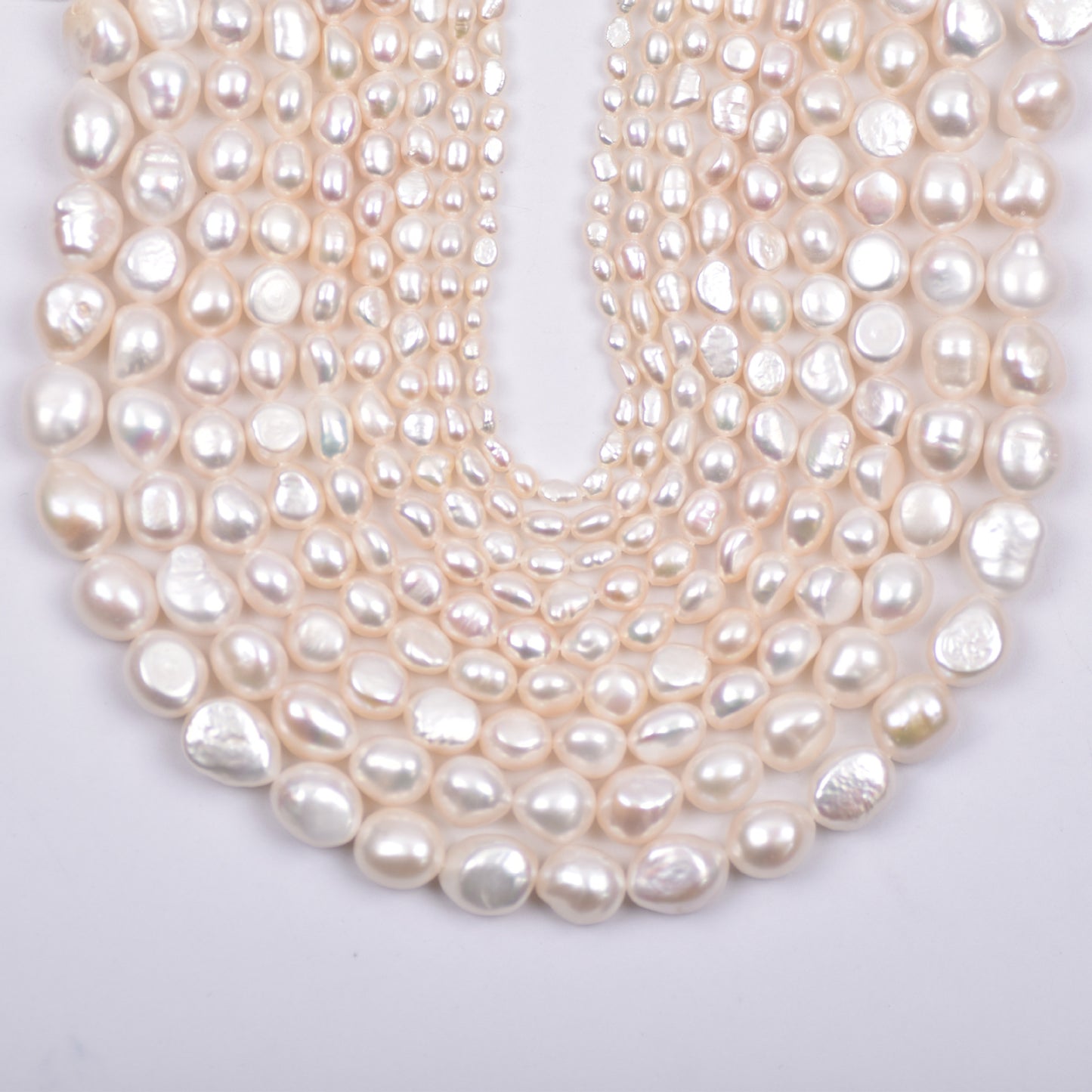 1324 Baroque Zhuji natural freshwater pearl loose beads handmade DIY necklace accessories wholesale