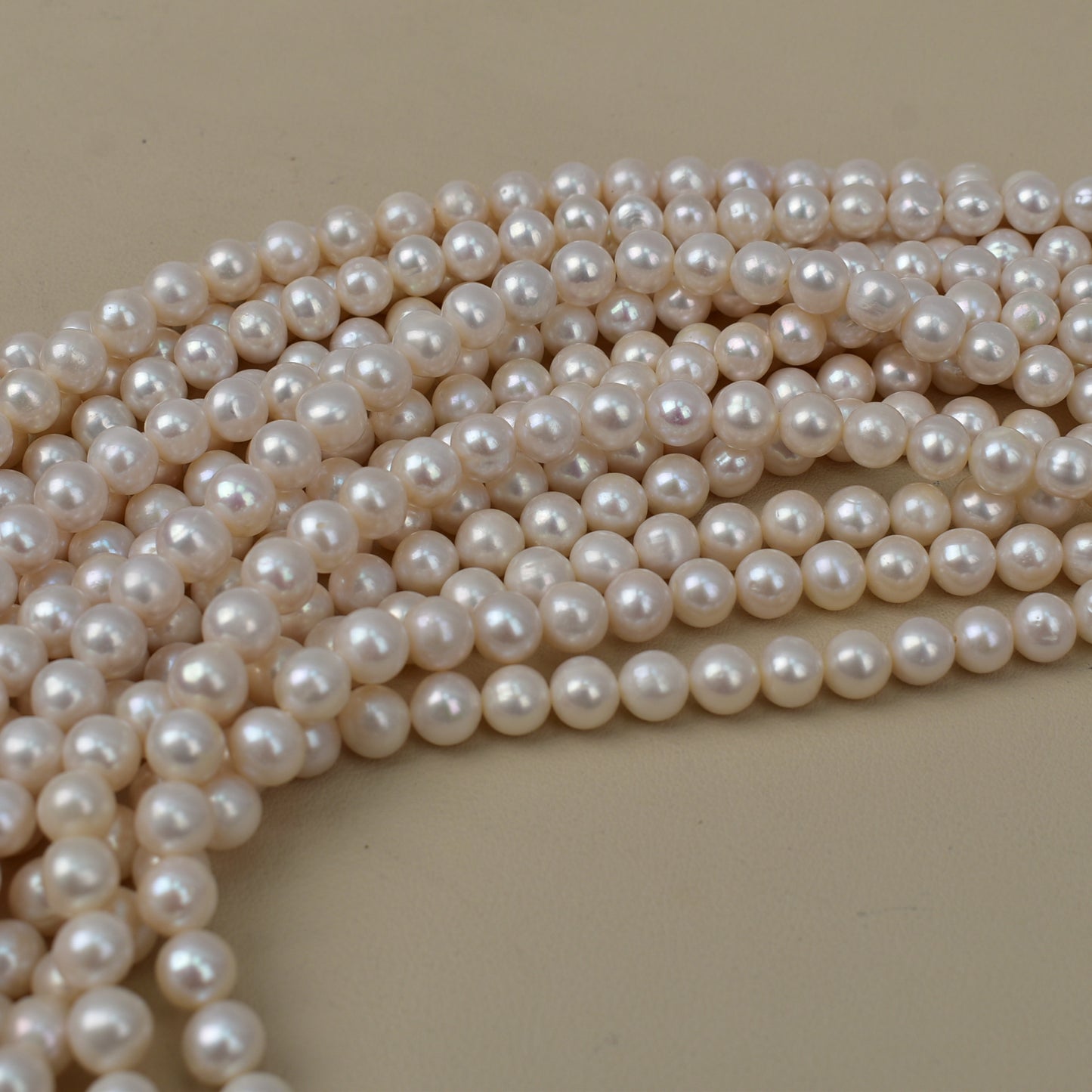 1139 Natural freshwater 9-10mm pearl loose bead mother chain work in progress DIY