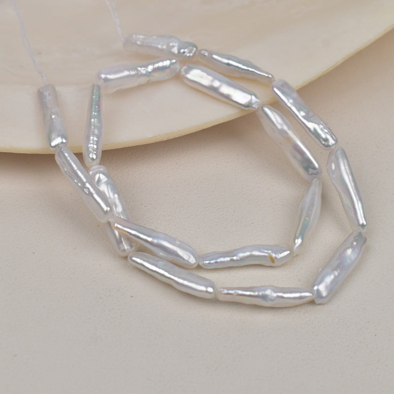 1107 natural silver gray white gold Panax notoginseng petals baroque natural freshwater pearl