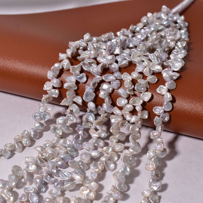 1089 Panax notoginseng natural freshwater pearl about 5-6mm baroque special-shaped pearl