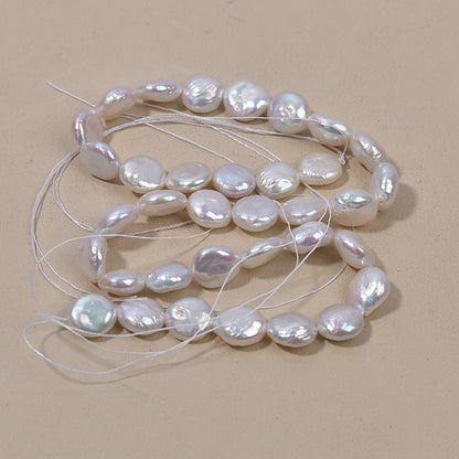1070 10-11Mm Natural Freshwater Baroque Special-shaped Button Pearl Material