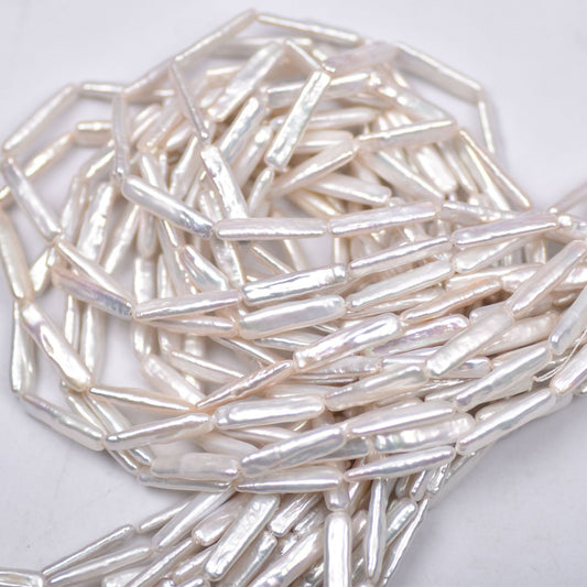 1105 Baroque strong light irregular natural freshwater pearl DIY necklace beaded jewelry accessories wholesale