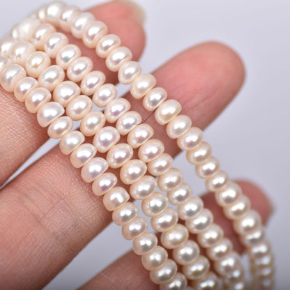 1202 Upper quality 5-6mm strong light thick DIY accessories, natural bread pearls