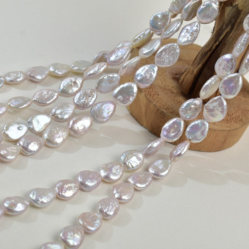 1096 baroque special-shaped water drop pearl strong light natural freshwater pearl work in progress diy