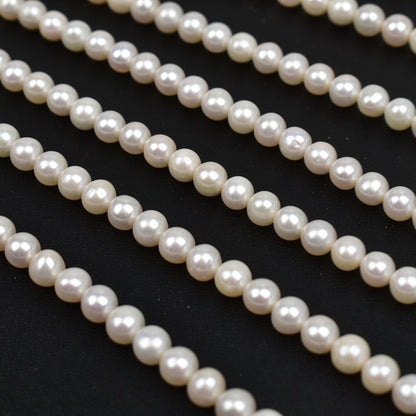 1152 6-7Mm seedless near round pearl natural freshwater pearl DIY handmade jewelry