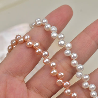 1233 4-5mm Baroque Pearl Natural Freshwater Pearl DIY Handmade Jewelry Wear