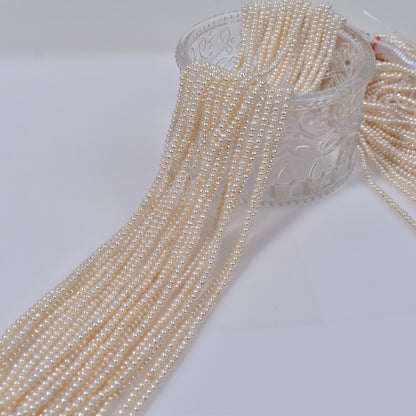 1207 4-5mm Strong Light Natural Freshwater Flat Beads Small Pearls DIY Loose Beads Jewelry Handmade Accessories Material Wholesale
