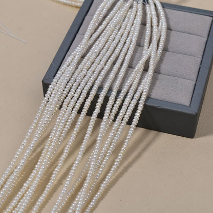 1214 2-2.5mm Flat Sheet Natural Pearl Freshwater Cultured Pearl DIY Semi-finished Products Wholesale