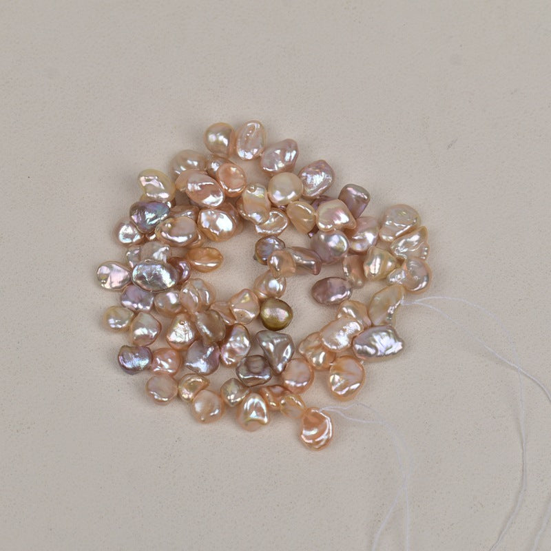 1081 Natural Silver Grey White Gold Panax Notoginseng Petals Baroque Natural Freshwater Pearl