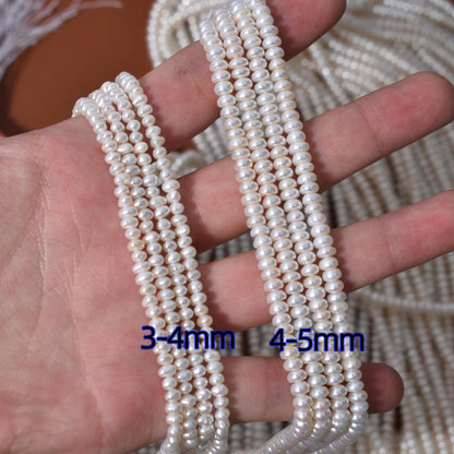 1211 flat sheet DIY handmade accessories natural freshwater pearl loose beads thick flat beads work in progress