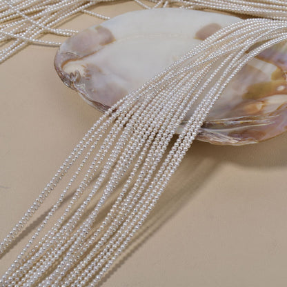 1170 strong light high quality 2mm small pearl, natural freshwater real pearl work in progress