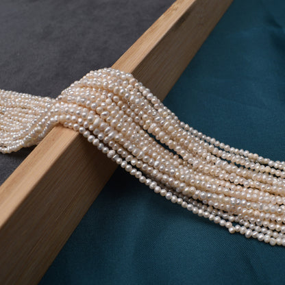 1169 1.8-2 mm Small Pearl Natural Freshwater Real Pearl Loose Bead work in progress