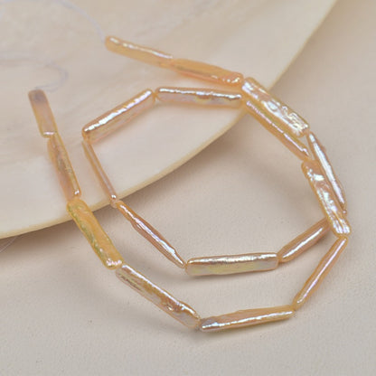 1107 natural silver gray white gold Panax notoginseng petals baroque natural freshwater pearl