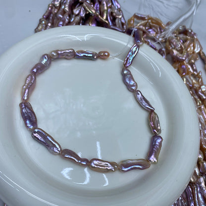 1087 Baroque special-shaped pipa pearl 7-8mm jewelry accessories