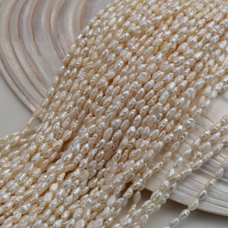 1313 Zhuji Pearl 4-5mm Natural Freshwater Pearl Shaped Beads