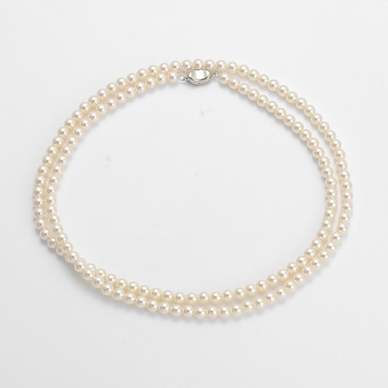 120Cm Pearl Necklace, Wear More Fa Zhengyuan Imitation  + Chain Stacked, Wear Women's Long Sweater Chain