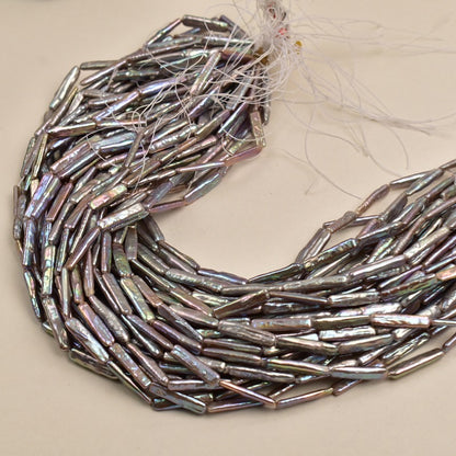 1108 Baroque special-shaped gray natural freshwater pearl manual DIY accessories