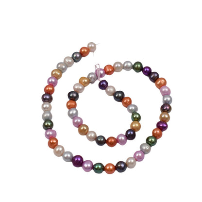 1125 7-8Mm work in progress DIY jewelry necklace bracelet wholesale natural freshwater pearl