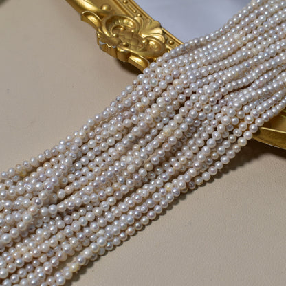 1153 4-5Mm natural, light gray pearls, jewelry handmade material