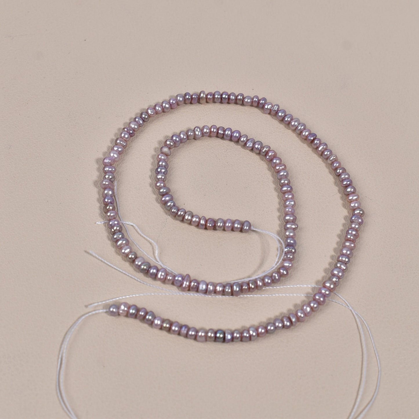 1204 Natural freshwater pearls 2-3mm color, flat beads work in progress DIY factory direct sales