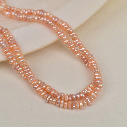 1255 4-5mm Irregularly Stacked Baroque Natural Freshwater Real Pearl Small Pearl Jewelry Accessories Necklace Material