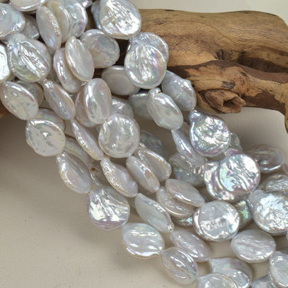 1079 Baroque Water Drop Pearl 14-15mm Button Pearl