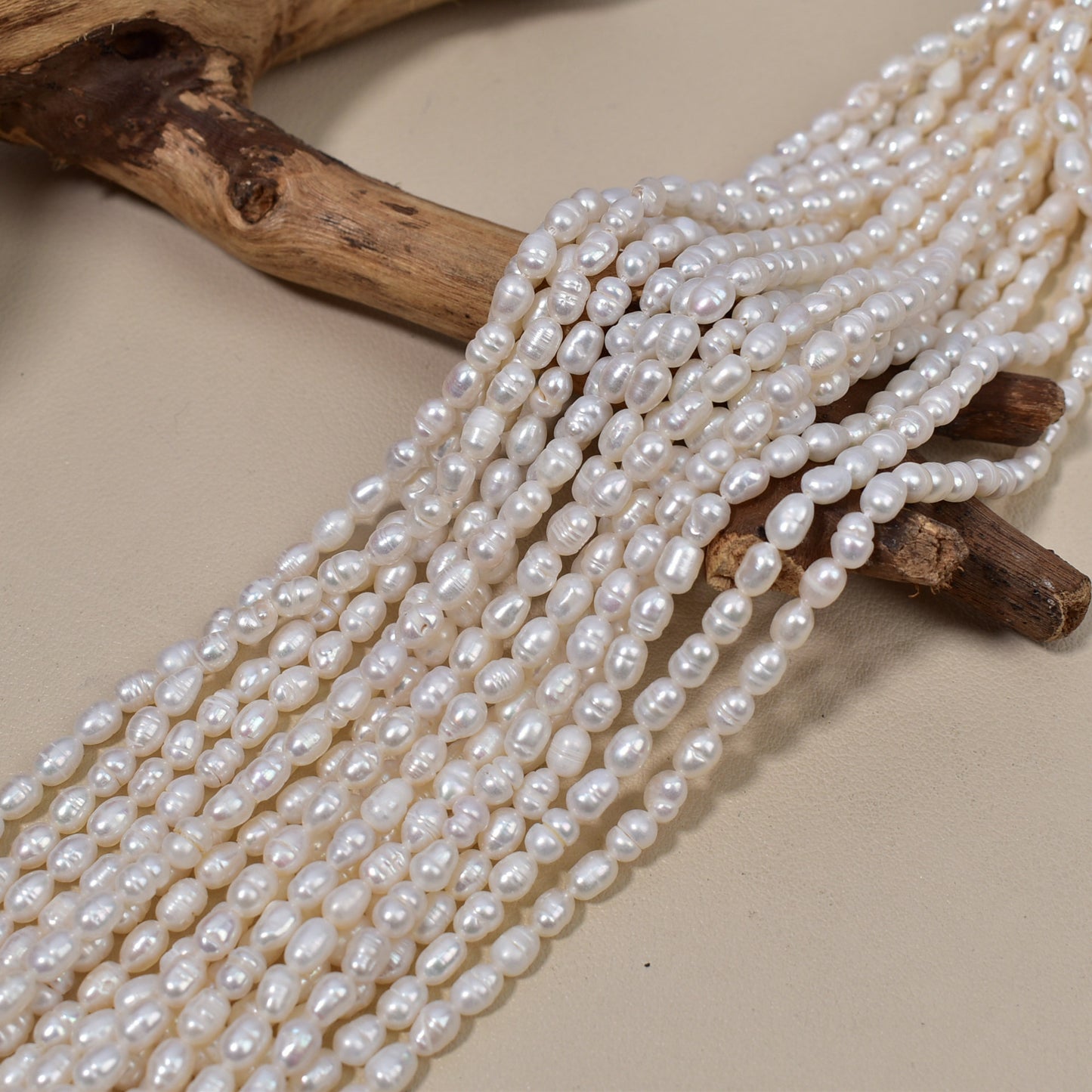 1058 4-5Mm natural freshwater pearl pearl DIY necklace bracelet work in progress
