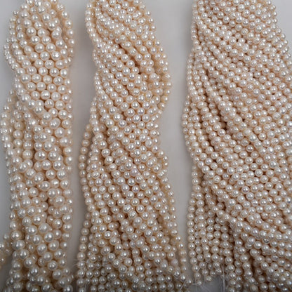 1159 natural freshwater pearl thread round pearl DIY jewelry material accessories wholesale