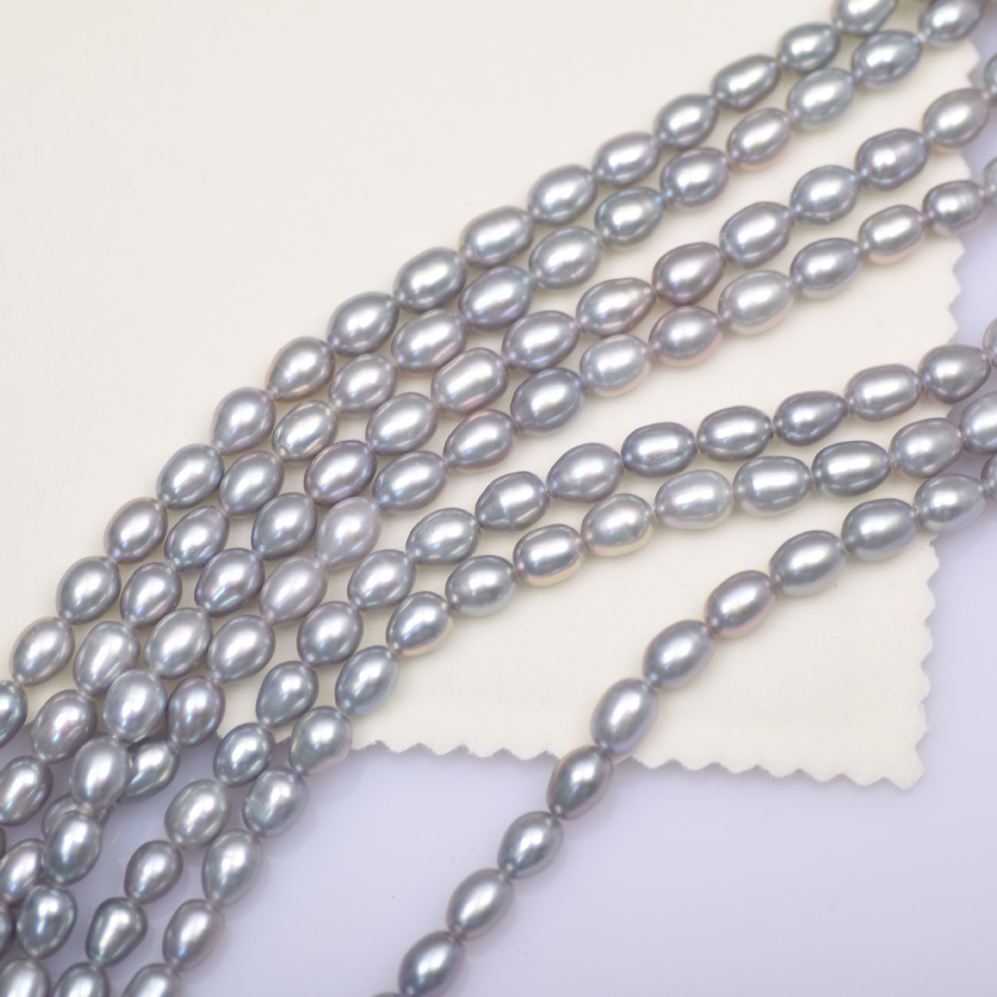 1038 gray natural freshwater pearls about 7-8mm DIY handmade beads jewelry beads