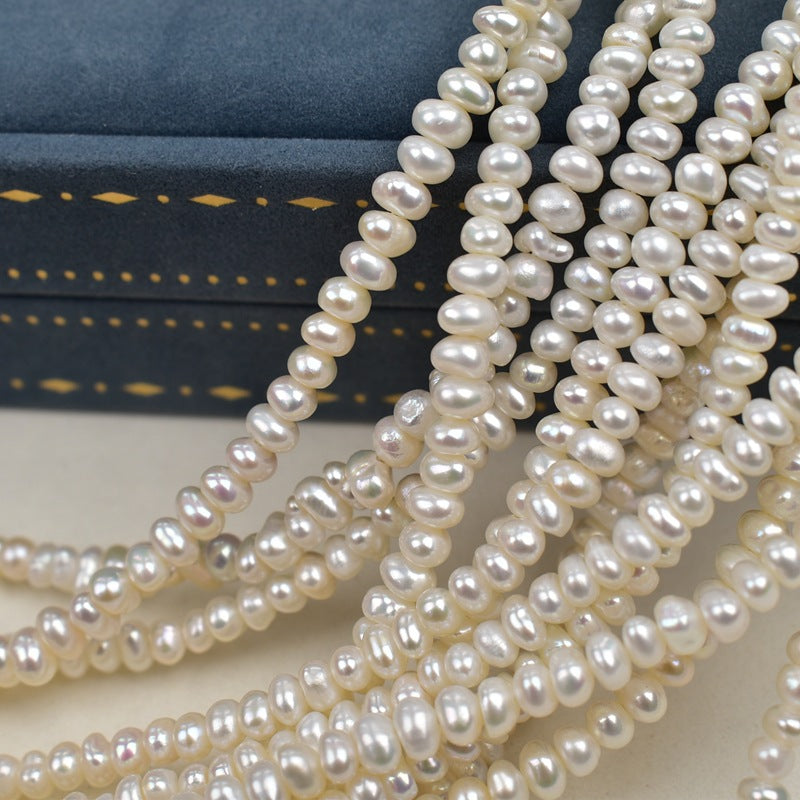 1235 3-4Mm keshi natural freshwater pearl DIY loose beads