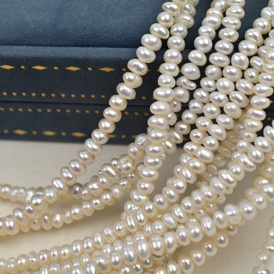 1235 3-4Mm keshi natural freshwater pearl DIY loose beads