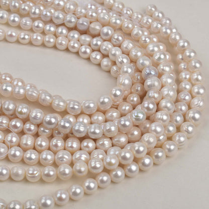 1179 large particles about 12mm white, pearl DIY freshwater pearl loose bead necklace work in progress