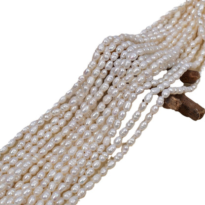 1058 4-5Mm natural freshwater pearl pearl DIY necklace bracelet work in progress