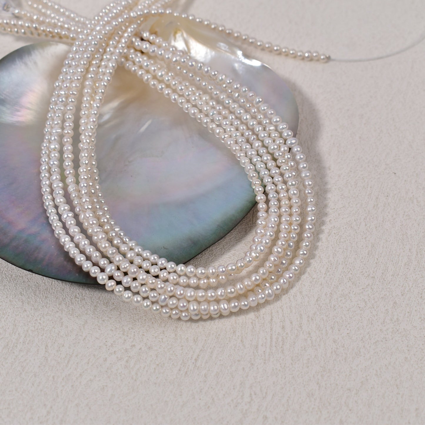 1075 36 cm long, cost-effective freshwater pearl loose bead necklace bracelet material work in progress one piece delivery source