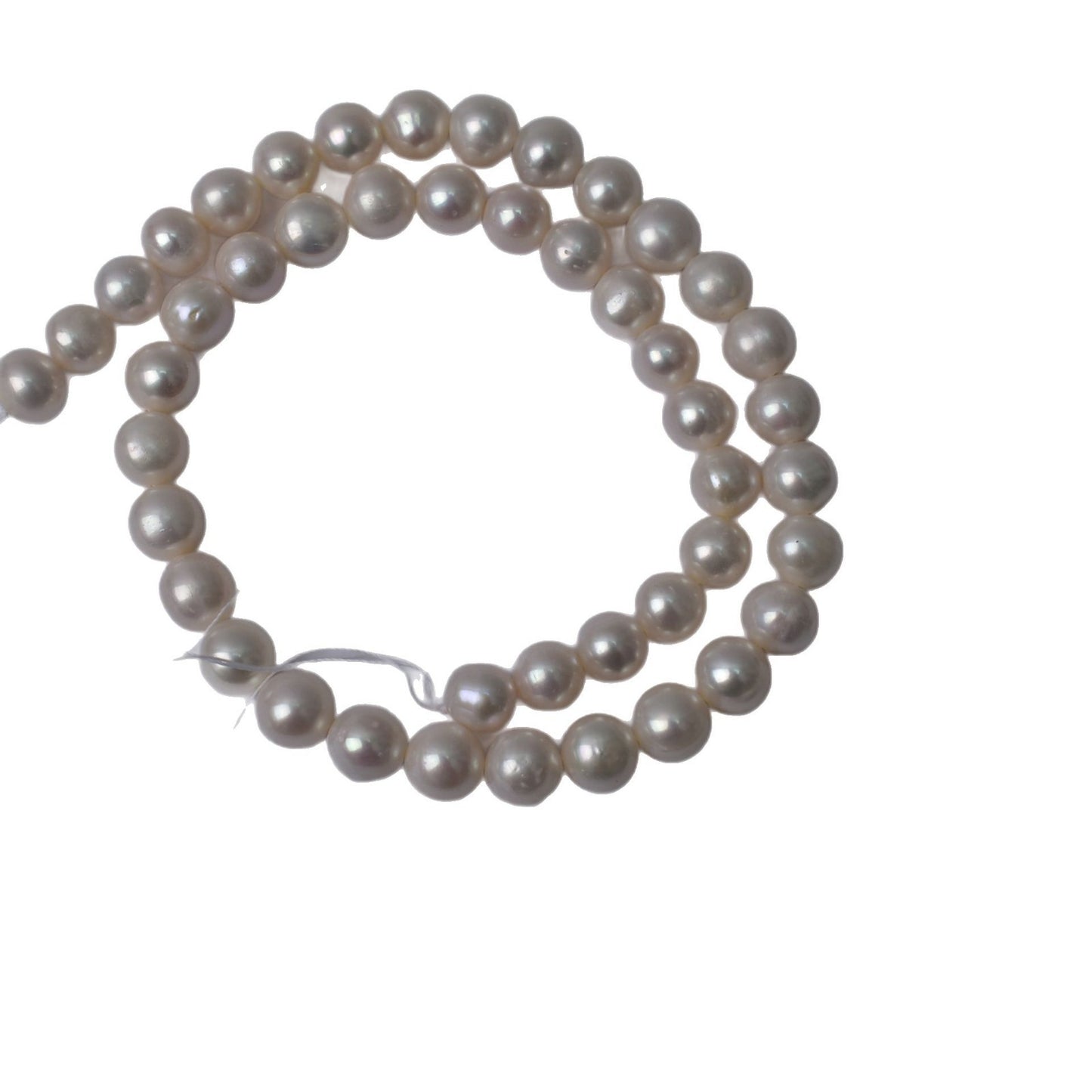 1139 Natural freshwater 9-10mm pearl loose bead mother chain work in progress DIY