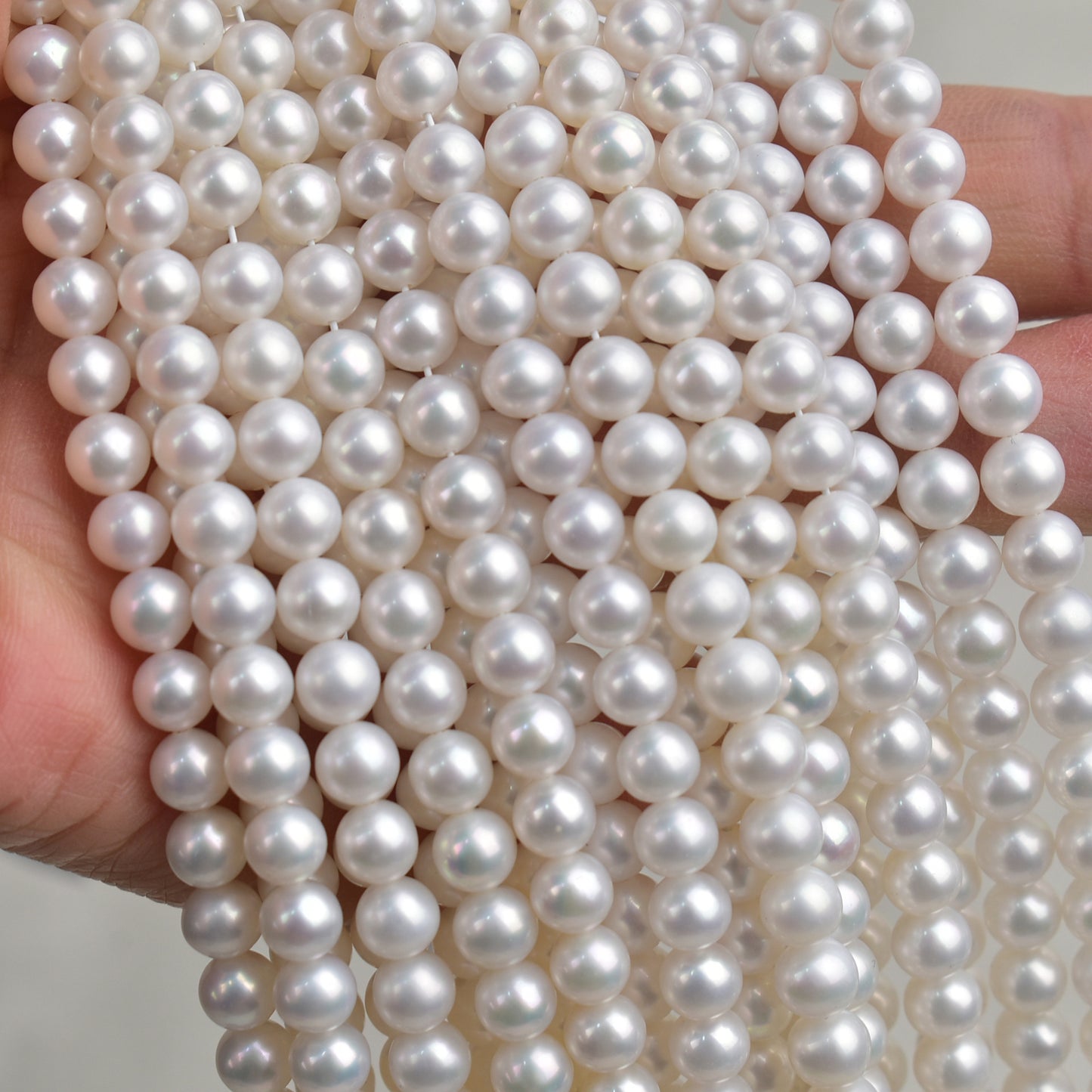 1146 5-6Mm natural freshwater pearl loose beads work in progress DIY