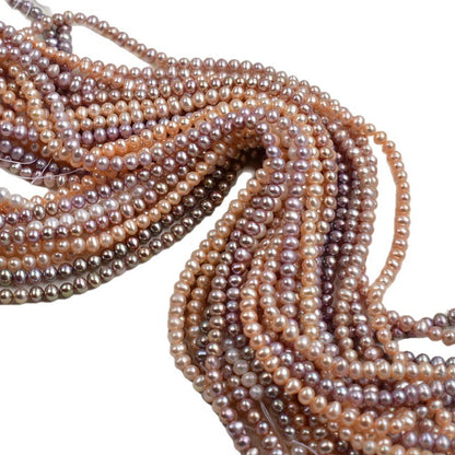 1183 Natural freshwater pearls 6-7mm strong light, loose beads DIY handmade necklace bracelet beaded material accessories
