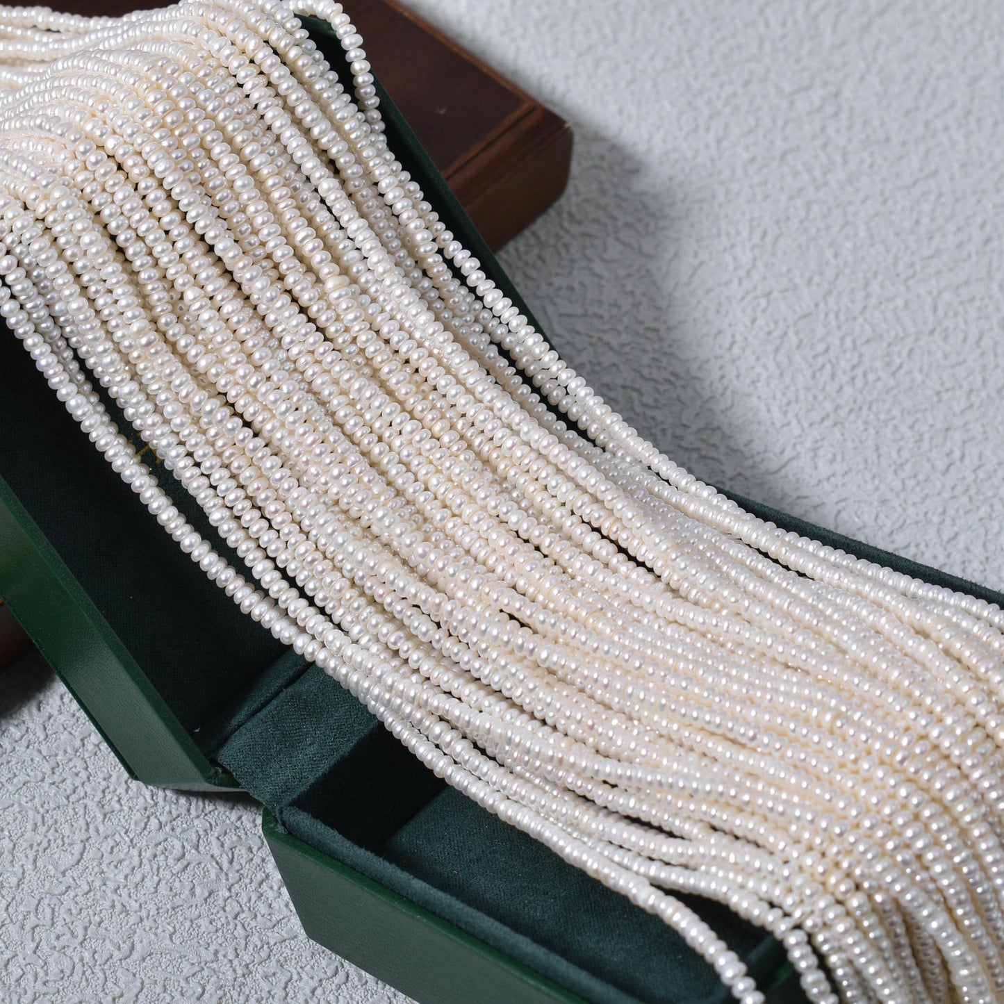 1213 2.5-3.5MM Small Flat Beads Natural Freshwater Flat Sheet Pearls DIY Handmade Accessories Accessories Semi-finished Materials