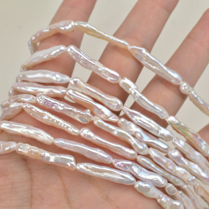 1084 6 * 20Mm toothpick pearl natural freshwater real pearl