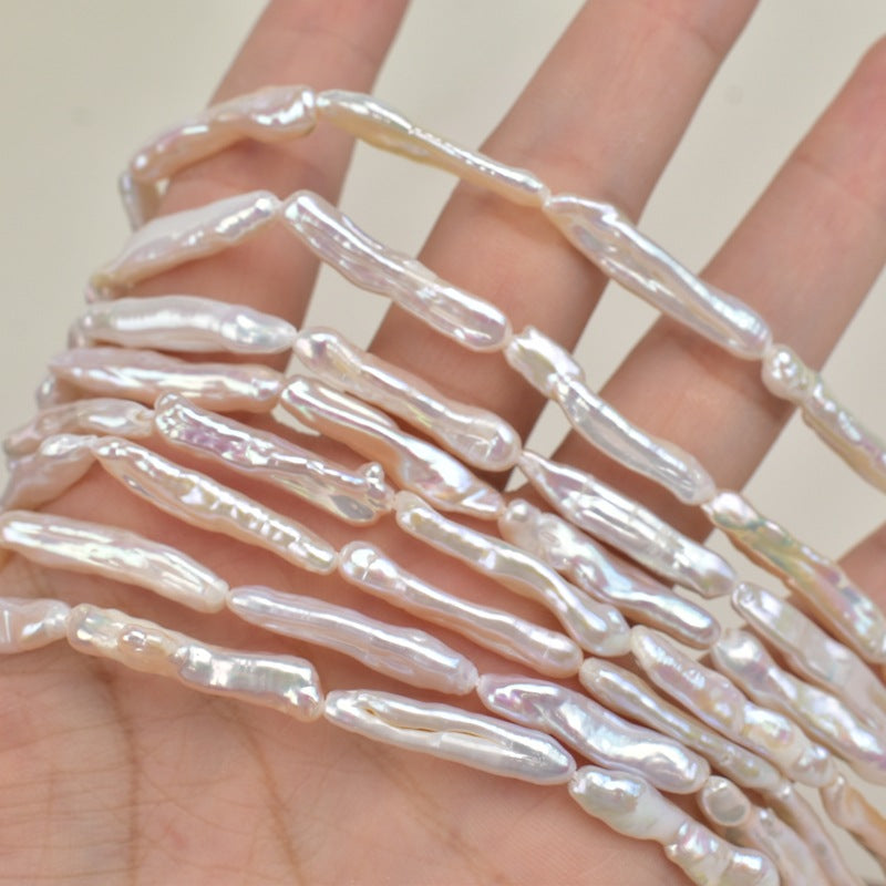 1084 6 * 20Mm toothpick pearl natural freshwater real pearl
